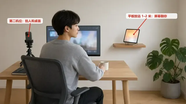 答案放到第二屏：电脑上不显示答案，答案只出现在手机或平板上